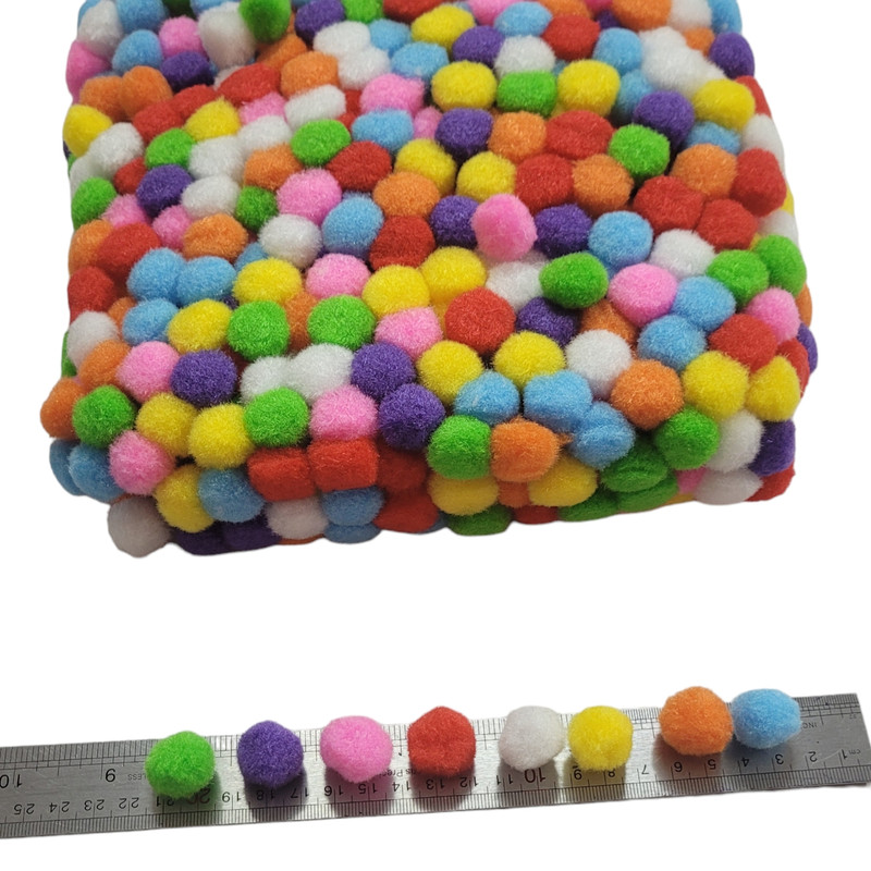 توپک پوم پوم خارجی بسته ۴۰ عددی